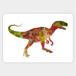 Allosaurus Watercolor Painting Sticker